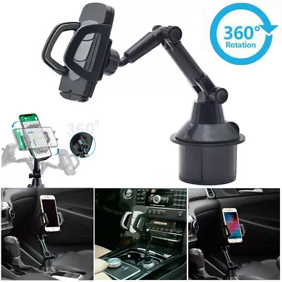 Upgraded Version Universal Adjustable Car Mount Cup Cradle Holder For Cell Phone • $10.95