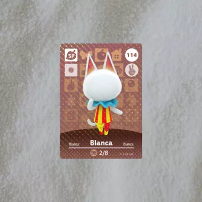 Animal Crossing Amiibo Cards - Series 2 - 114 Blanca • $6.26