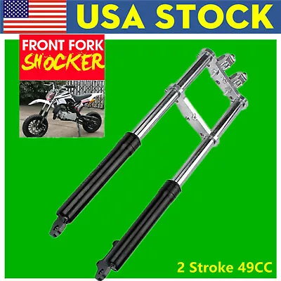 Front Fork Shock 2 Stroke 49CC For Small Mini Triple Dirt Pit Bike Pro Trail 19  • $46.73