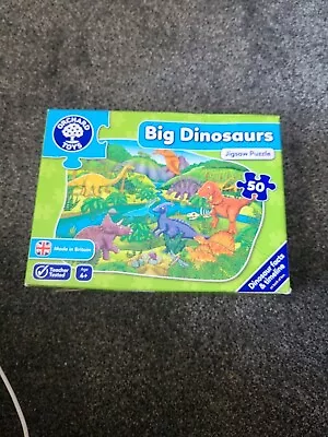 £4.05 • Buy Orchard Toys BIG DINOSAURS Kids Childrens Educational Learning Game Puzzle 4yrs+
