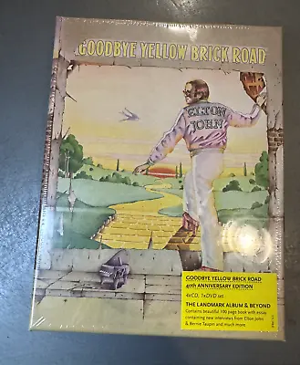 ELTON JOHN 'Goodbye Yellow Brick Road' 40th Anniversary Box CD/DVD NEW/SEALED • $150
