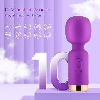 Magic Massager Wand Vibrating Full Body Massager USB Rechargeable Waterproof UK • £8.99