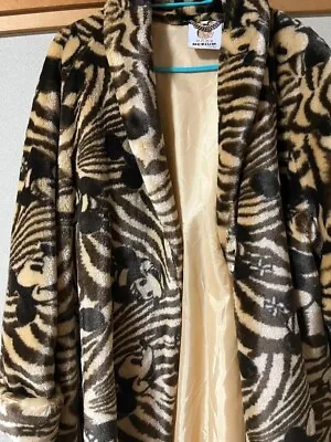 Disney Mickey Minnie Faux Fur Long Coat M Size Medium • $440