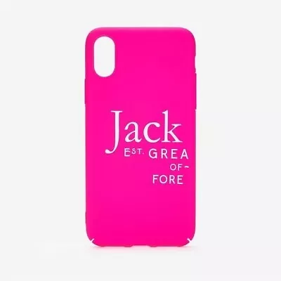 Jack Wills IPhone X Case - Magenta - BRAND NEW • £8