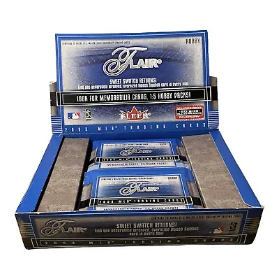 2003 Fleer Flair Baseball (1) Pack Sealed From Box 🔥 Sweet Swatch Memorabilia • $9.99