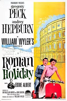 $18.48 • Buy Roman Holiday Movie Premium POSTER MADE IN USA - PRM711
