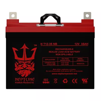 Ultra Lift 1500 12V 35Ah SLA Replacement Lawn Mower Battery By Neptune • $73.95