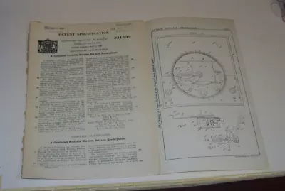 A Combined Portable Wireless Set And Gramophone Patent Compare Kenton Middx 1928 • $10.65