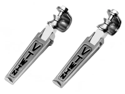 $37.33 • Buy Emgo Gold Insert U-Clamp Mount Footpegs For V-Twin