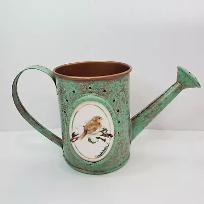 Marjolein Bastin Natures Sketchbook Series Bird Coppertone Metal Watering Can • $16.19