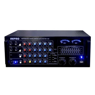 $695 • Buy IMPro PMA-1200 Karaoke Mixing Amplifier 1200 Watts W Bluetooth + Optical Input