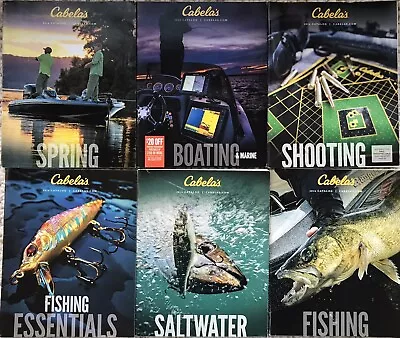 Lot Of 6 Cabela's 2016 Catalogs. VGC! • $19.99