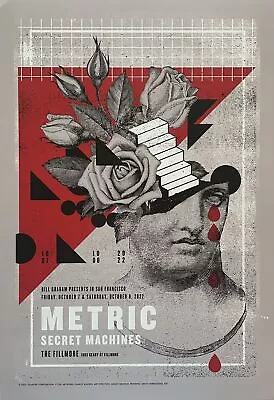 Metric Concert Poster 2022 F-1728 Fillmore • $27.30