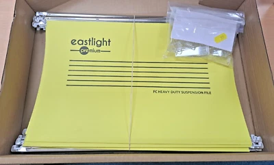 £12.99 • Buy 20x FOOLSCAP F/C EASTLIGHT PREMIUM HANGING SUSPENSION FILES TABS INSERTS YELLOW