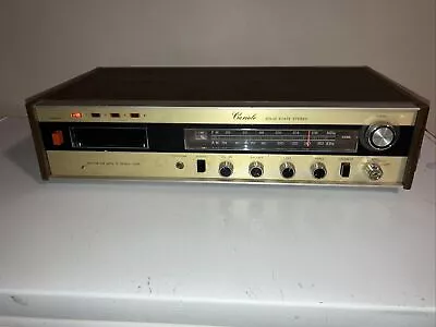 Cariole 8 Track Player + Solid State Stereo AM-FM FM MPX - Japan - Tested Video • $95