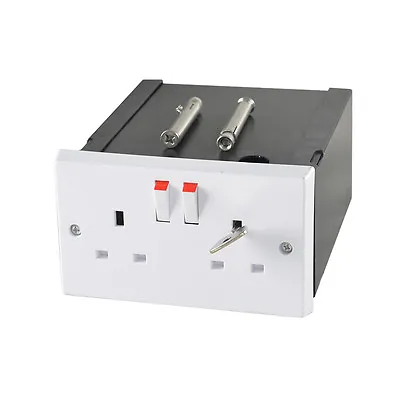£38.85 • Buy Imitation Double Plug Socket Wall Safe Security Secret Hidden Stash Box 