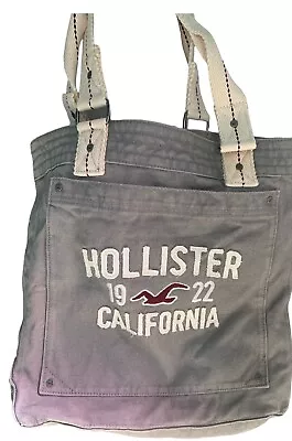 Hollister Women’s Logo Tote Bag California Thick Canvas Vintage Hard To Find NWT • £26.11