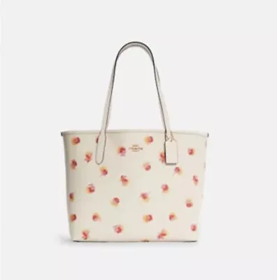 Coach City Tote With Poppy Floral Print • $169.95