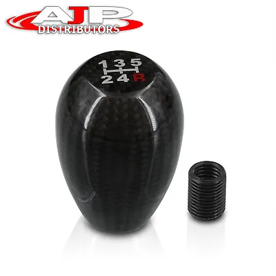 5 Speed Real JDM Carbon Fiber Shift Knob M/T Manual Gear Transmission For Toyota • $10.99