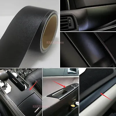 Bubbles Free Matte Car Interior Leather Grain Texture Film Vinyl Wrap Sticker AB • $3.46