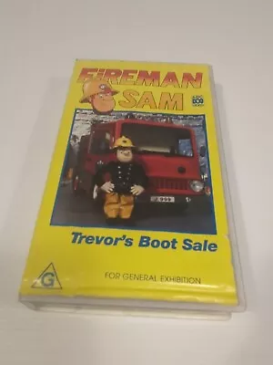 Fireman Sam Vintage VHS Trevor's Boot Sale 1997 Free Postage  • $21.95