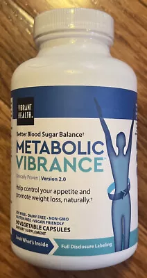 Vibrant Health Metabolic Vibrance 2.0 90 Veg Caps Dietary Supplement Exp 08/24 • $14.95