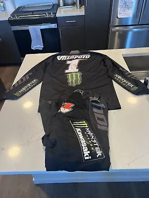 Ryan Villopoto Autographed Race Worn Signed Thor Jersey & Pants • $825