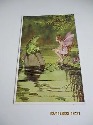 Vintage Ida Outhwaite Fairies Postcard Kexy Friend Of Fairies • £25