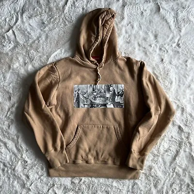 Supreme Hoodie Medium Mike Kelley Fw18 Brown/beige Skate Vtg • $60