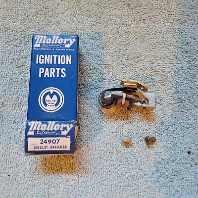 Mallory Distributor Points Contacts 24907 1940-54 Buick Cadillac Nash NOS • $16