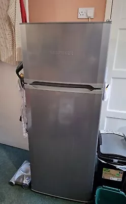 LIEBHERR Silver Fridge With Compact Freezer / Collection Only From Glossop • £60