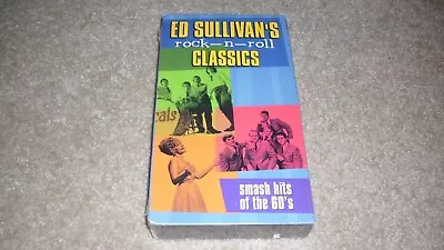 Ed Sullivan's Rock N Roll Classics Smash Hits Of The 60s VHS 2000 SEALED CLEAN • $14.99