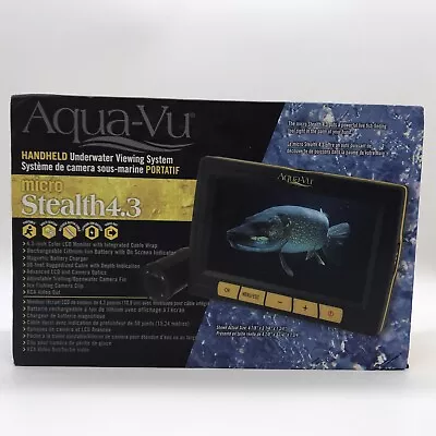 Aqua Vu Micro Stealth 4.3 Underwater Camera Viewing System • $220