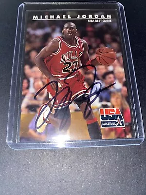 Micheal Jordan Auto Nba Card W/ Coa🔥🔥 • $650