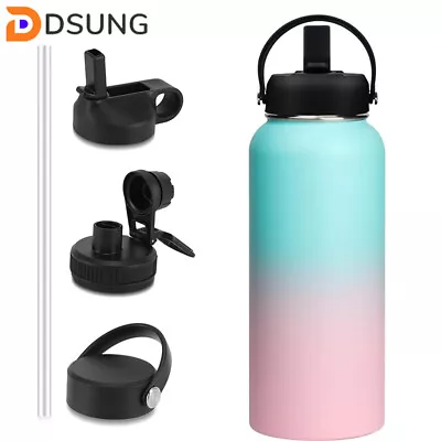 Double Wall Stainless Steel Water Bottle Vacuum Insulated Thermos Flask • $24.89