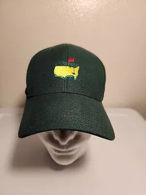 The Masters National Golf Fitted Hat Cap Green 7 1/8 Crow's Nest Collection • $24.98