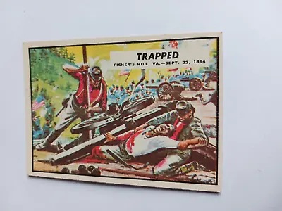 A&BC American Civil War Bubble Gum Trading Cards 1966 • £2