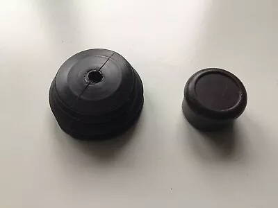 VW Golf MK1 MK2 Door Mirror Knob Button & Rubber. Brown. Scirocco Caddy Polo • $12.63