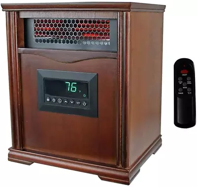 Lifesmart  1500W Portable Electric Infrared Quartz Space Heater For Indoor Use W • $151.99