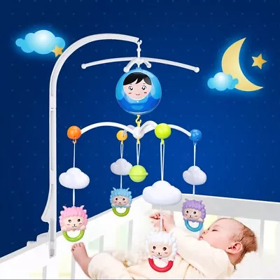 Baby Bed Bell Mobile Holder For Crib Cot Doll Toy Kid Bell Holder Arm Bracket • £7.42