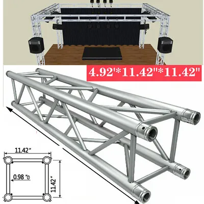 $224.73 • Buy 4.9FT 12  Stage DJ Lighting Perform Show Square Segments Truss Tower