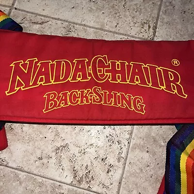 Nada Chair Back-Sling Rainbow Lumbar Support Posture Control USA Portable • $17.95