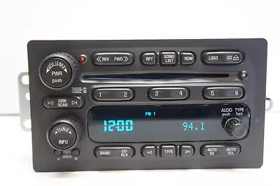 **READ* 2006 Chevrolet TrailBlazer 6-CD/Radio/Am/Fm Receiver 15234935 OEM *A7804 • $77.50