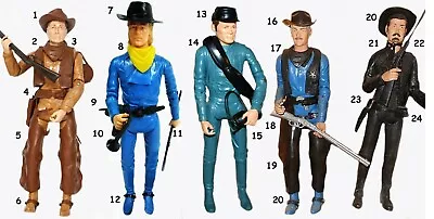 1968 BEST OF WEST 12  Marx COWBOY Figure -- JOHNNY COBRA MADDOX - HAT RIFLE BELT • $13.46