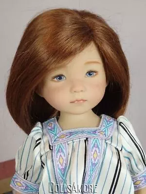 Doll Wig Reddish Brown Size 7/8  Fits Vintage And Moderns Dolls • $26.99