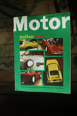 Motor 7/6/1968 '20s & '30s Alfa Romeo Mille Miglia. Free Media Shipping In US! • $15