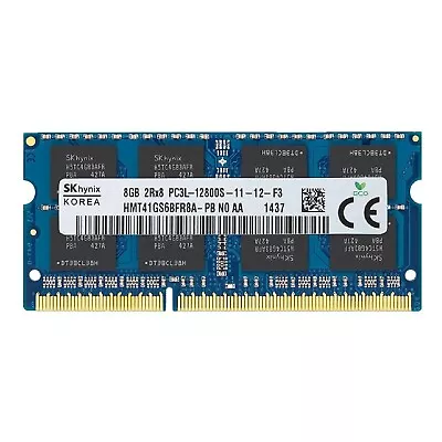 Hynix 8GB/16GB 2RX8 DDR3L 1600MHz PC3L-12800S SODIMM Laptop Memory RAM 1.35V • £12.99