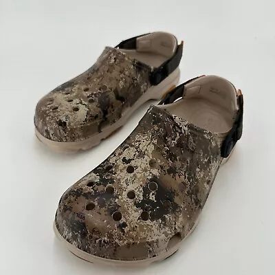 Crocs All Terrain Classic Clogs Slip-on Shoes Sz 8 Men's Veil Camo Camouflage • $39.95