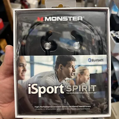 Monster ISport Spirit Wireless Bluetooth Headphones Built-in Mic 8H Playtime • $34.46