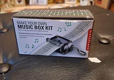 Mechanical Music Box Set 1200 DIY Customizable Songs Hand Crank Make Your Music • £24.99